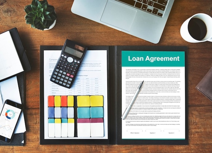 Loan agreement documents.